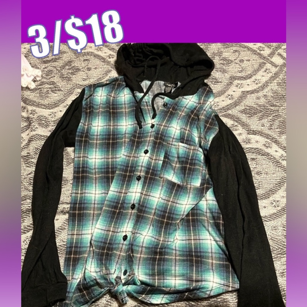 💚Thin soft flannel💚